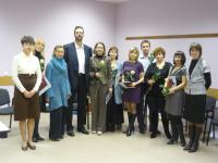2009 г. А. Э. Хватов и выпускники программы (Организационная психология. Системный подход).JPG